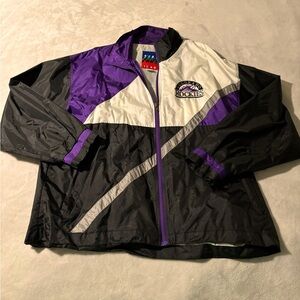 Vintage Colorado Rockies Windbreaker / Rain Jacket